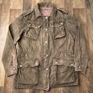 Free‎ People Not Your Brother's Military Surplus Jacket Womens Small Green